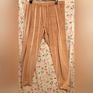 Vintage Y2K Juicy Couture Blush Pink Casual Track Pant Jogger w/ Bling Bum SZ XL